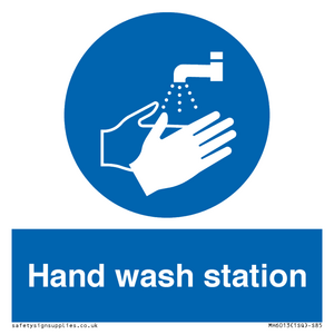 Hand wash station